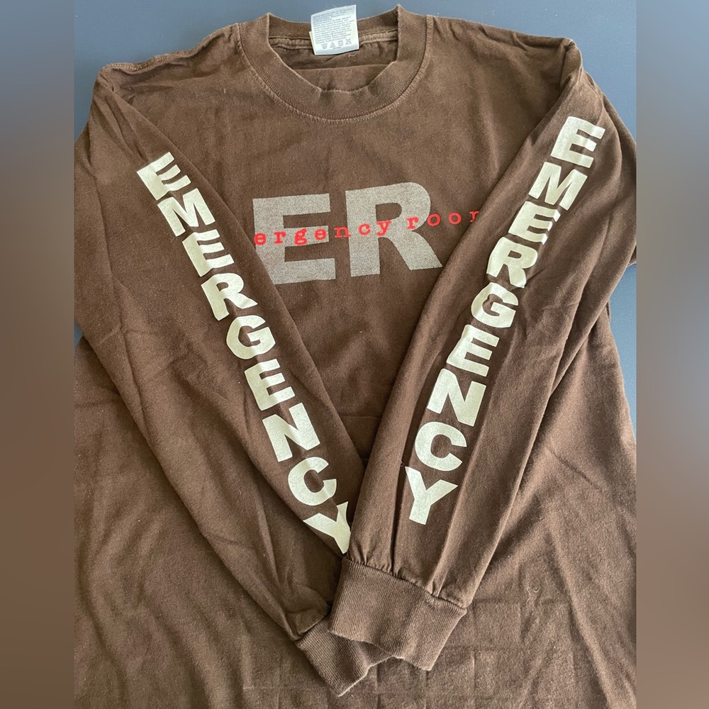 Worn a few times, vintage Emergency Room long sleeve